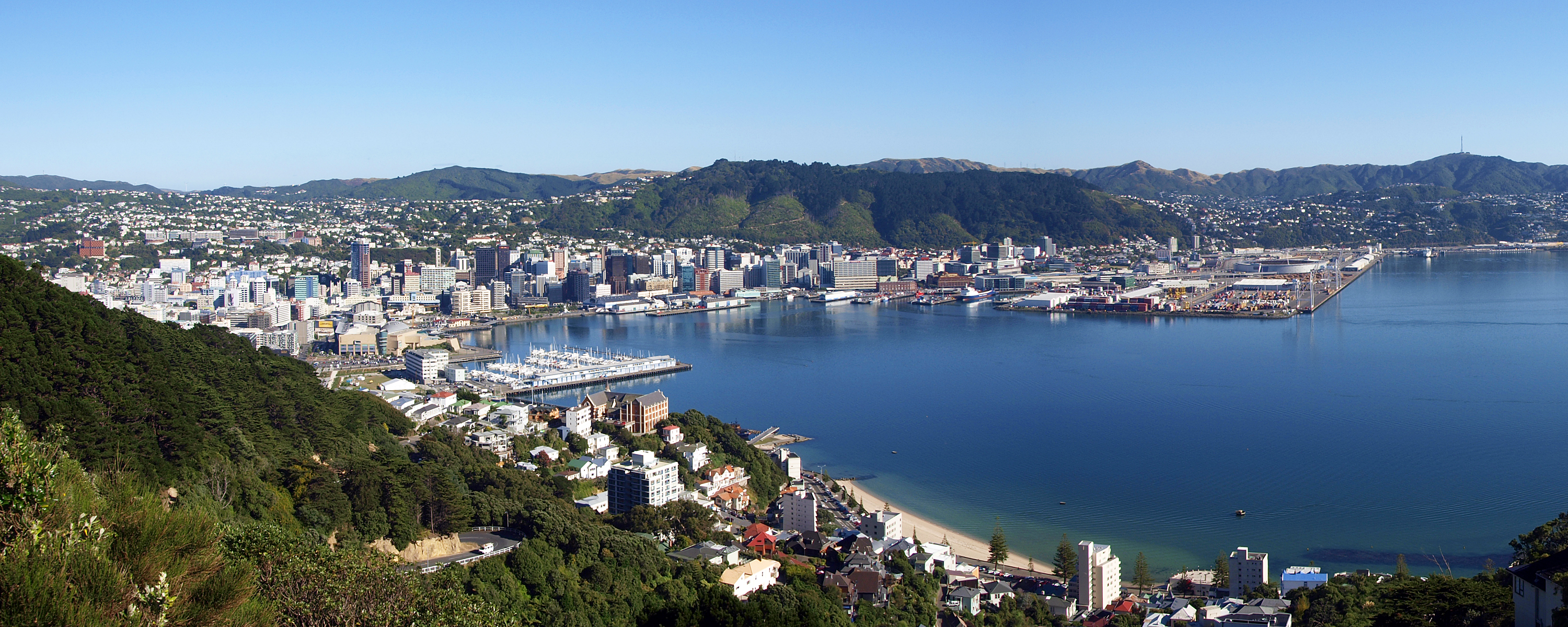 Wellington New Zealand (Panorama View)